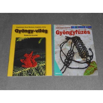 Gyöngy-világ - Vadon élő állatok (Szeghalmyné Ócsa Marianna) + Gyöngyfűzés Színes ötletek (Hornyákné Sebestyén Éva)