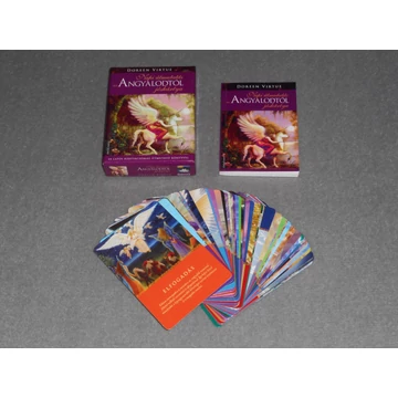 Doreen Virtue - Napi útmutatás az angyalodtól Jóskártya - 44 lapos kártyacsomag útmutató könyvvel