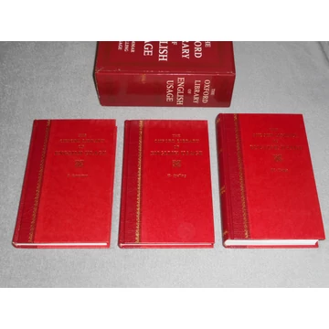 The Oxford Library of English Usage - I. Grammar, II. Spelling, III. Usage 