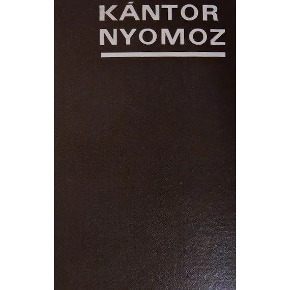 Szamos Rudolf - Kántor nyomoz - Rendelés mellé AJÁNDÉKBA VÁLASZTHATÓ