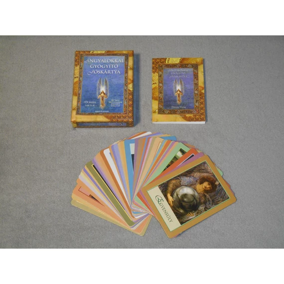 Doreen Virtue - Angyalokkal gyógyító jóskártya - 44 lapos kártyacsomag + könyv