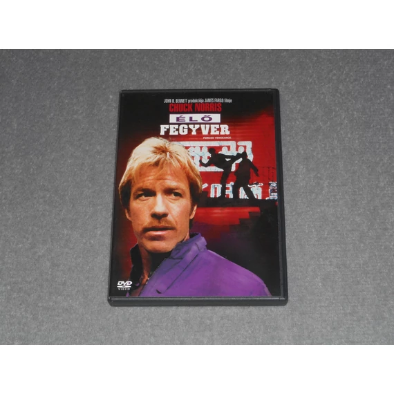 Élő fegyver (1982, Chuck Norris) Ritka, Magyar kiadású DVD Film