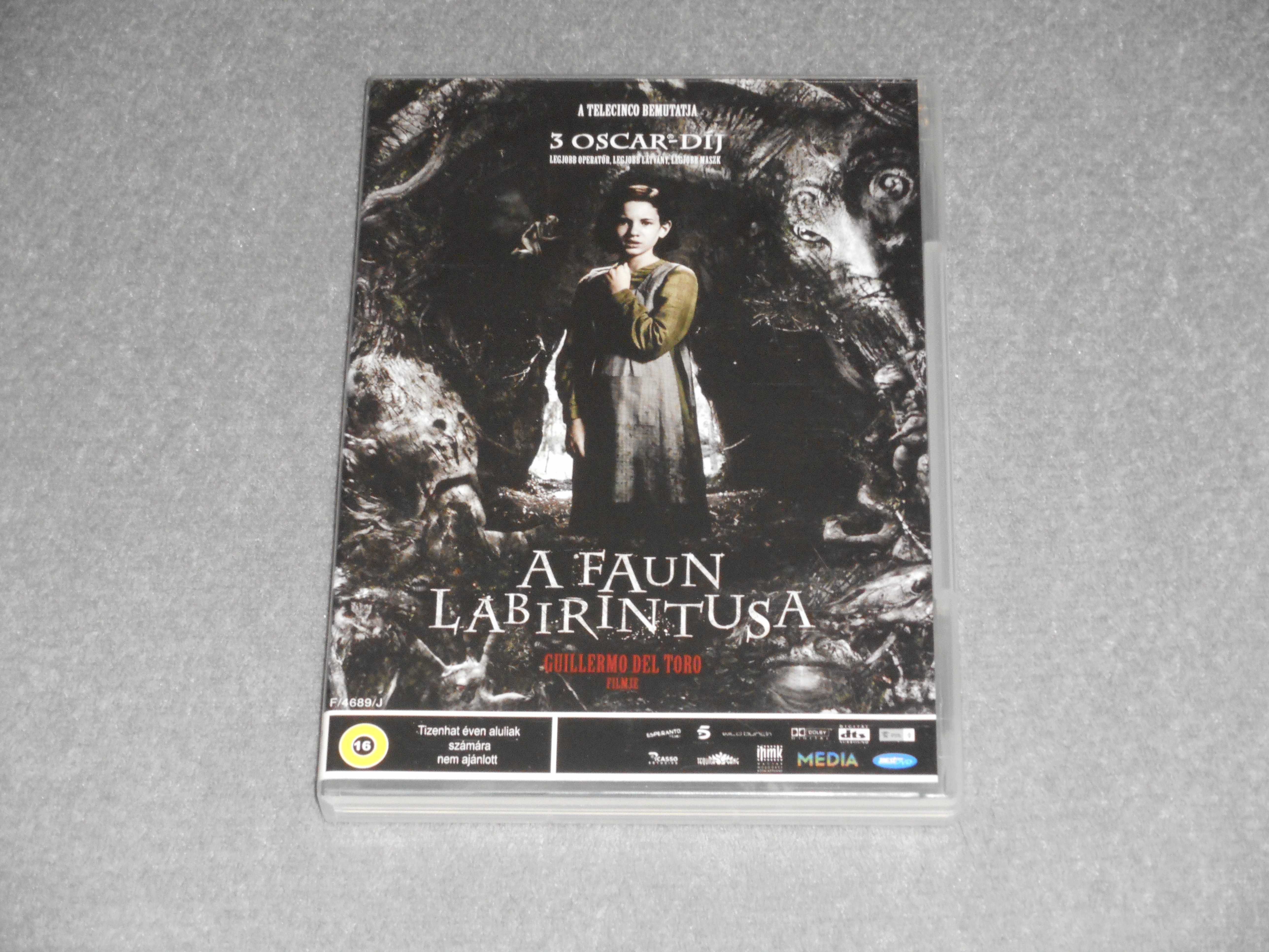 A Faun labirintusa (Guillermo del Toro) DVD film 