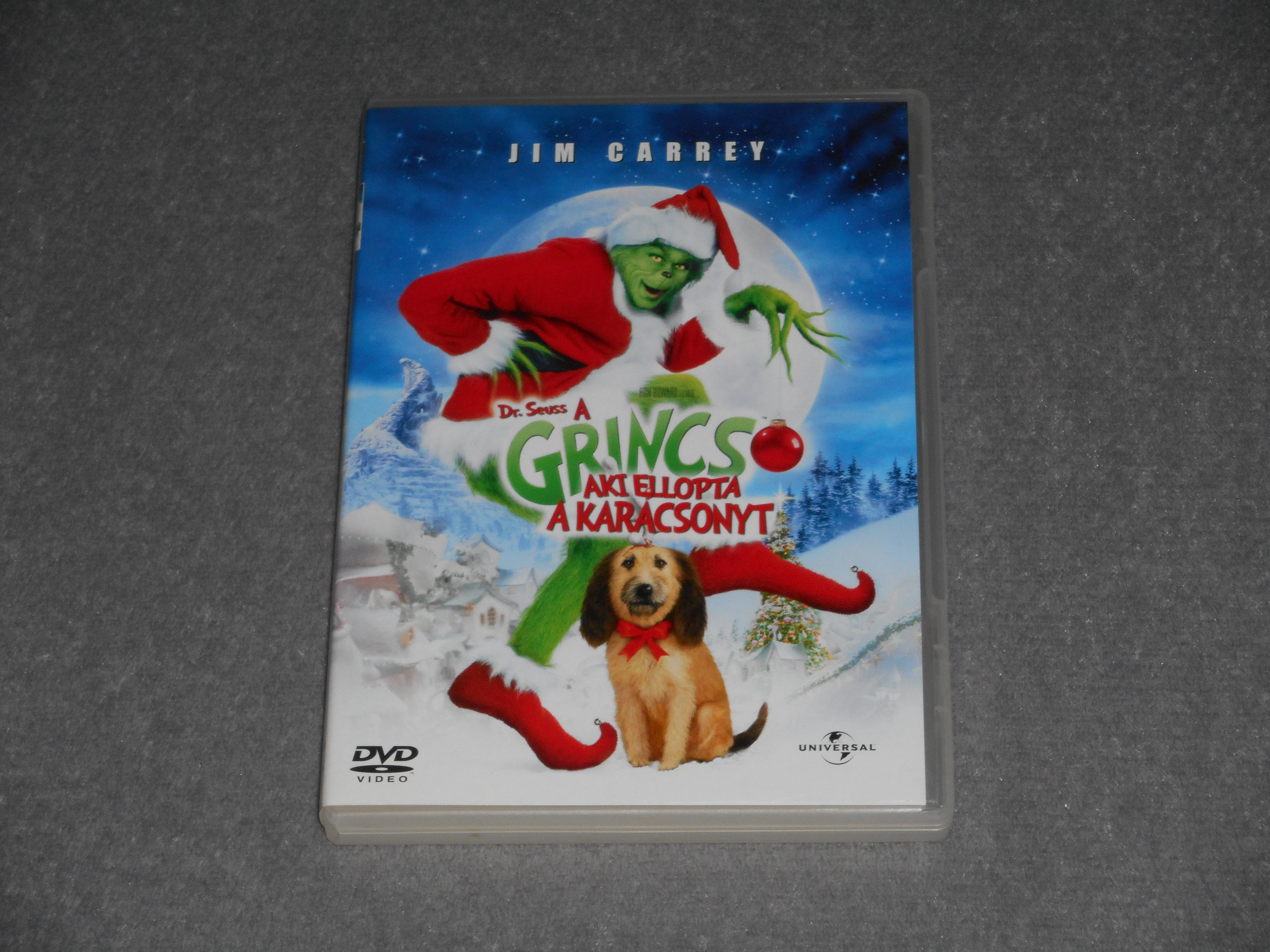 A Grincs, aki ellopta a karácsonyt (2000, Jim Carrey) DVD film