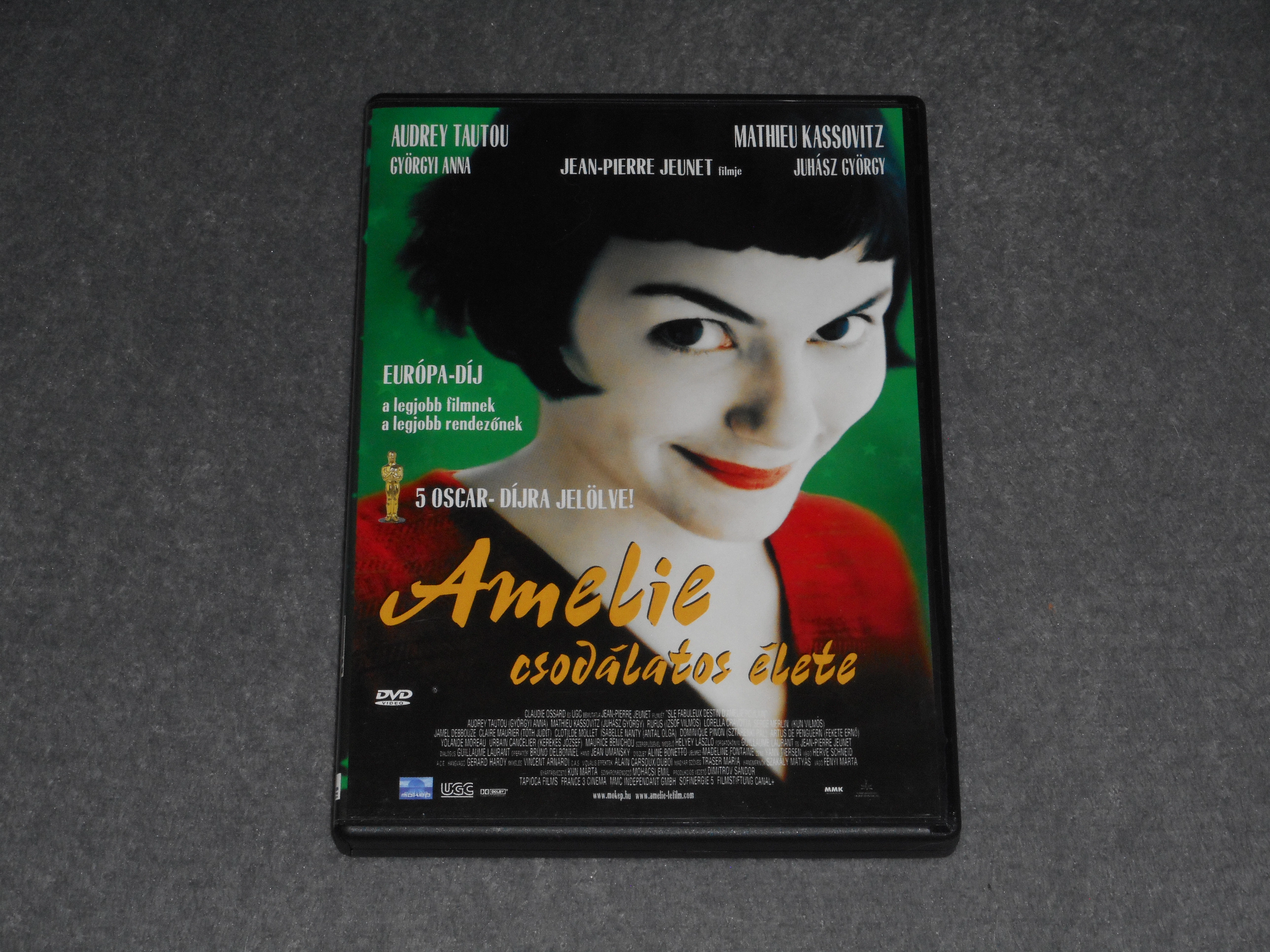 Amelie csodálatos élete (Jean-Pierre Jeunet, Audrey Tautou) DVD film
