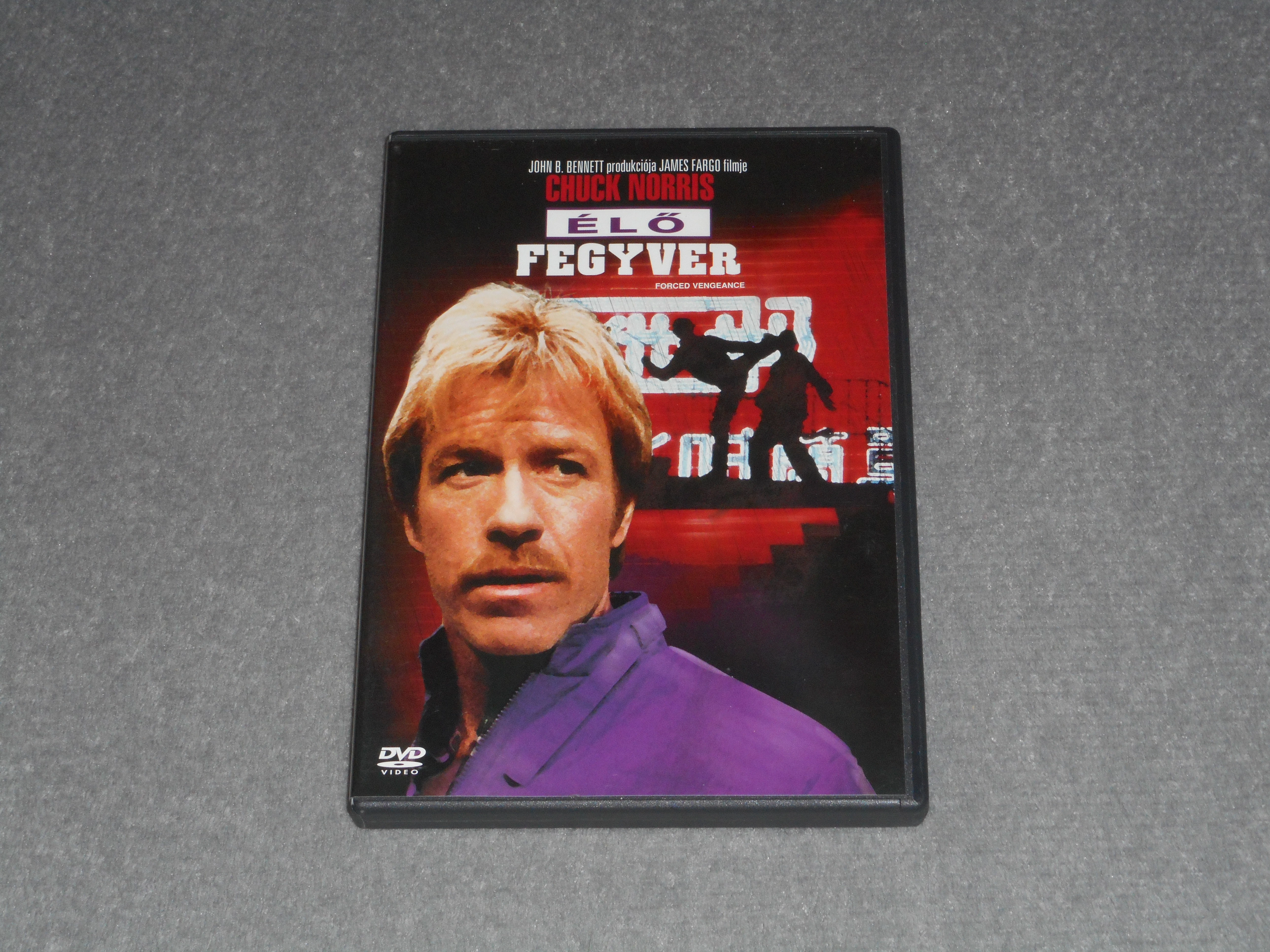Élő fegyver (1982, Chuck Norris) Ritka, Magyar kiadású DVD Film