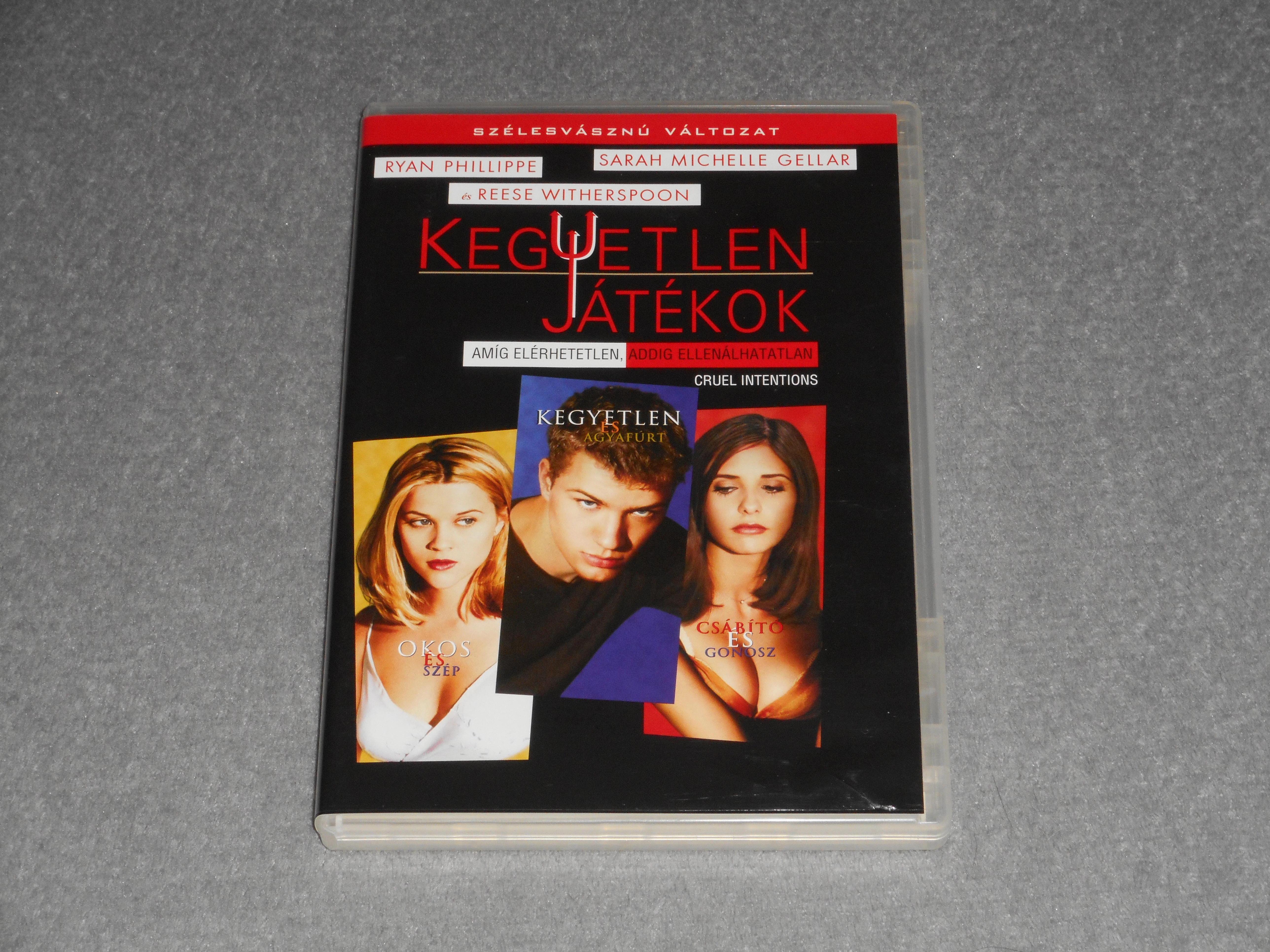 Kegyetlen játékok (1999, Sarah Michelle Gellar, Reese Witherspoon) DVD Film