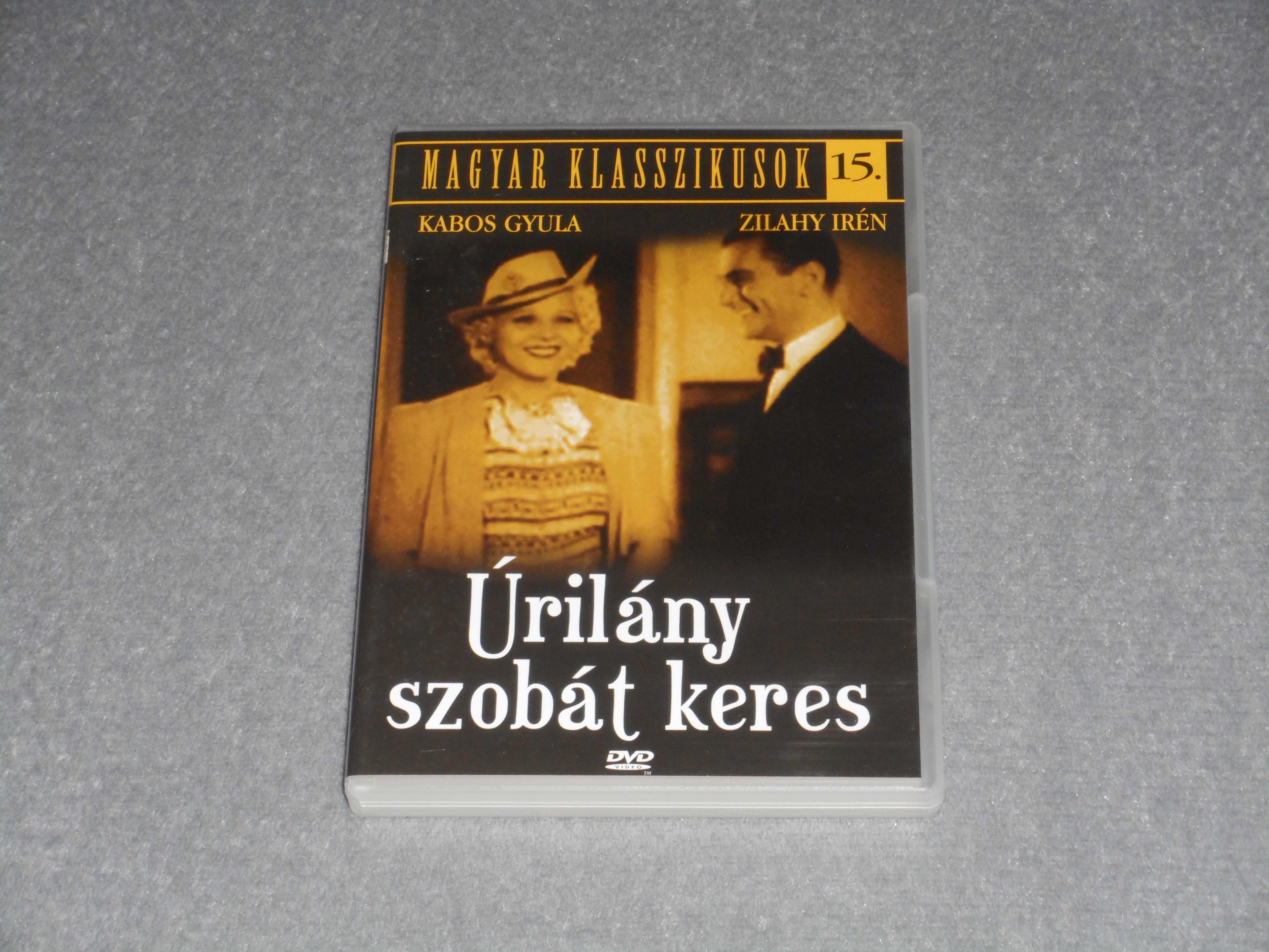 Úrilány szobát keres - Magyar Klasszikusok 15. (1937. Kabos Gyula, Zilahy Irén) DVD Film