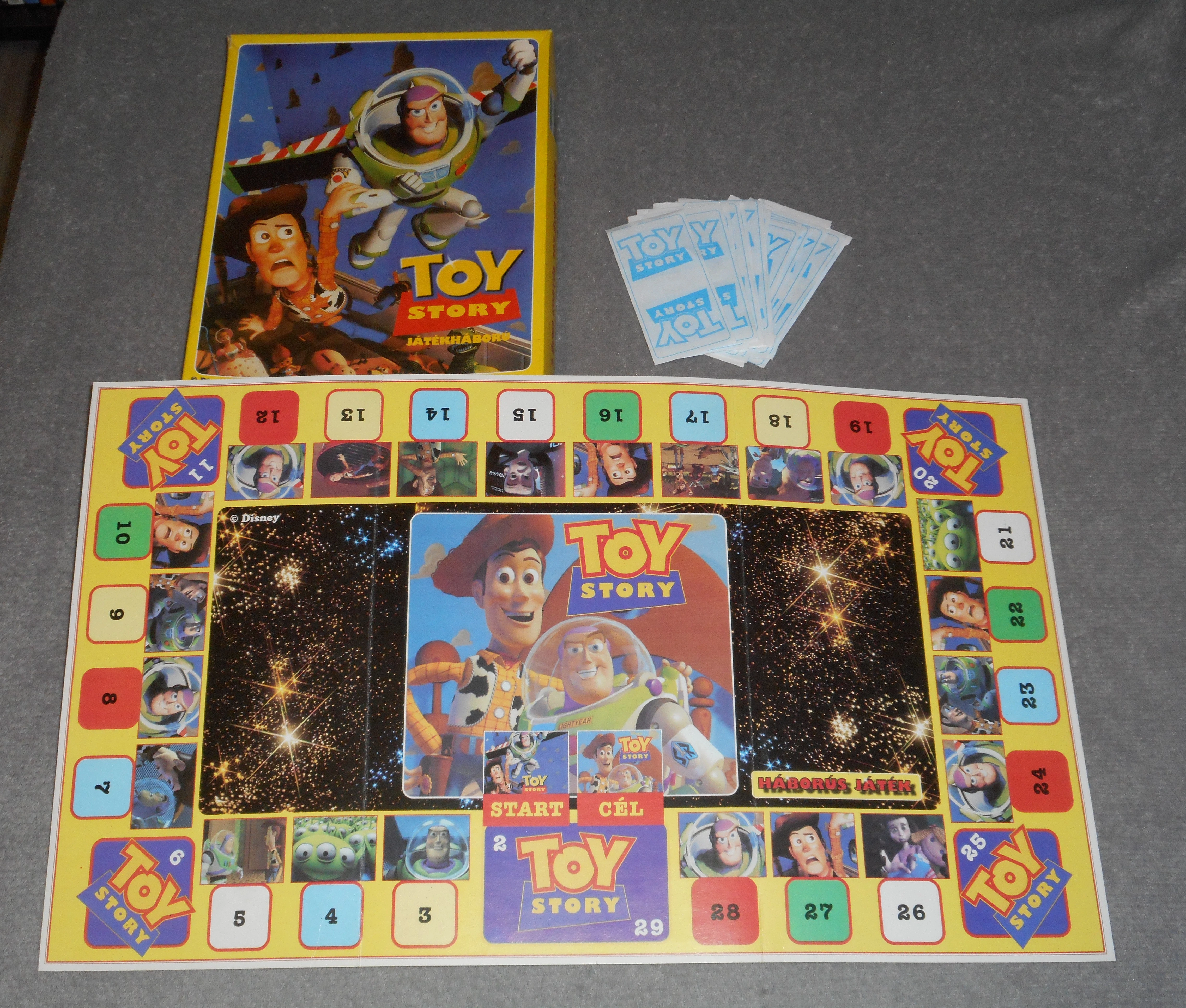 Toy Story Játékháború - Háborús játék társasjáték (Nagyon ritka!)